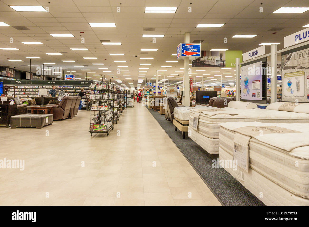Mattresses and other furniture for sale inside the Base Exchange store at  Keesler Air Force Base in Biloxi, Mississippi Stock Photo - Alamy