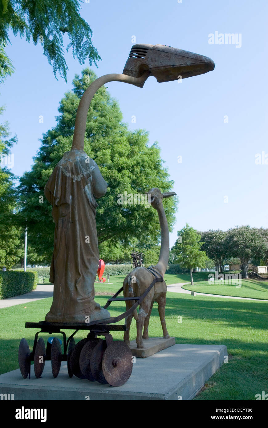 Texas Sculpture Garden at Frisco USA Stock Photo Alamy