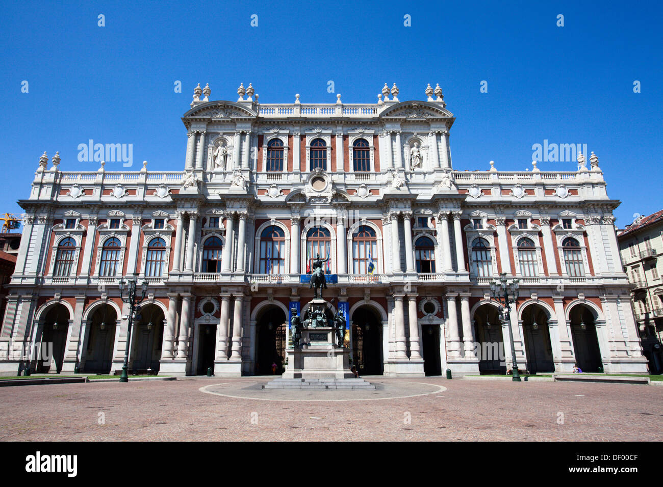 National Museum of the Italian Risorgimento in Palazzo Carignano Turin Piedmont Italy Stock Photo