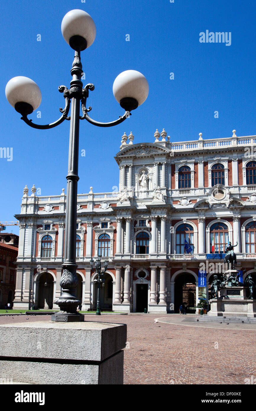National Museum of the Italian Risorgimento in Palazzo Carignano Turin Piedmont Italy Stock Photo