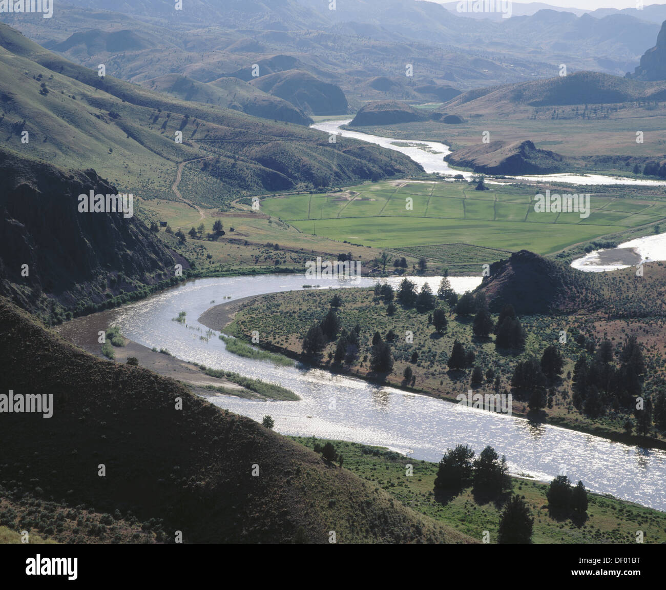 John Day River near Twickenham. Wheeler County. Oregon. USA Stock Photo