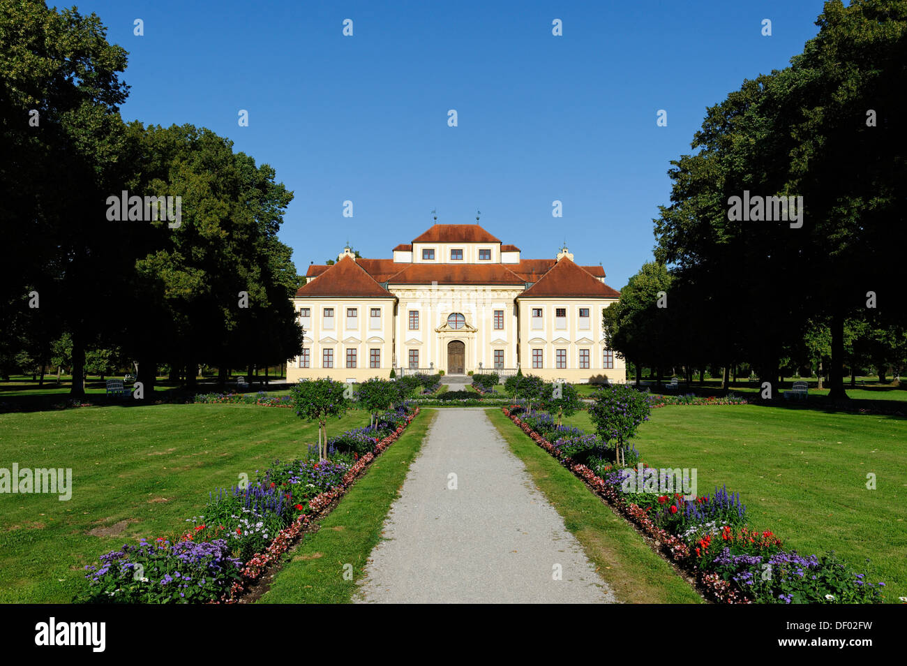 Schloss Lustheim Castle in Schleissheim, Upper Bavaria, Bavaria Stock ...