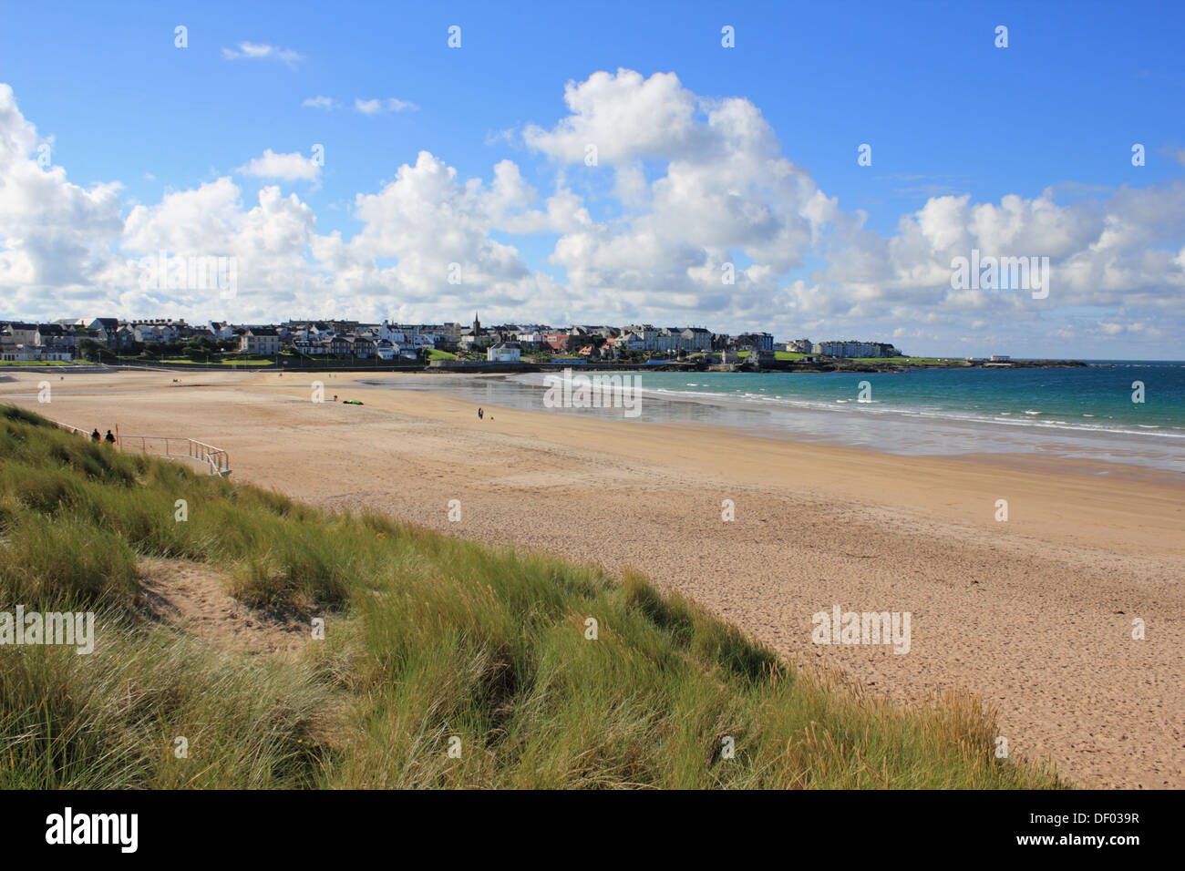 Coastal resort of Portrush, County Antrim, Northern Ireland, UK. Stock Photo