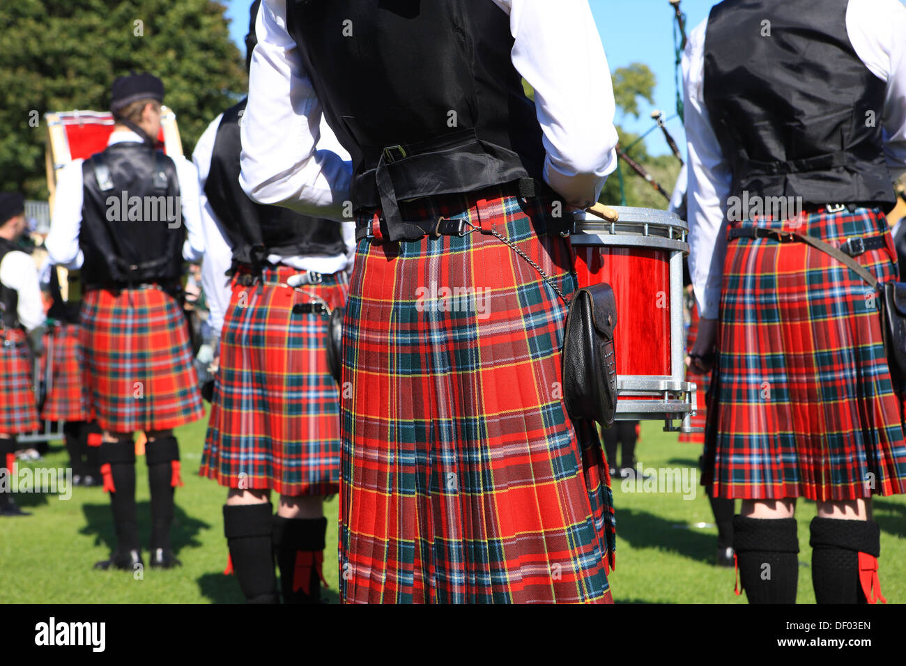 Kilts red tartan hires stock photography and images Alamy