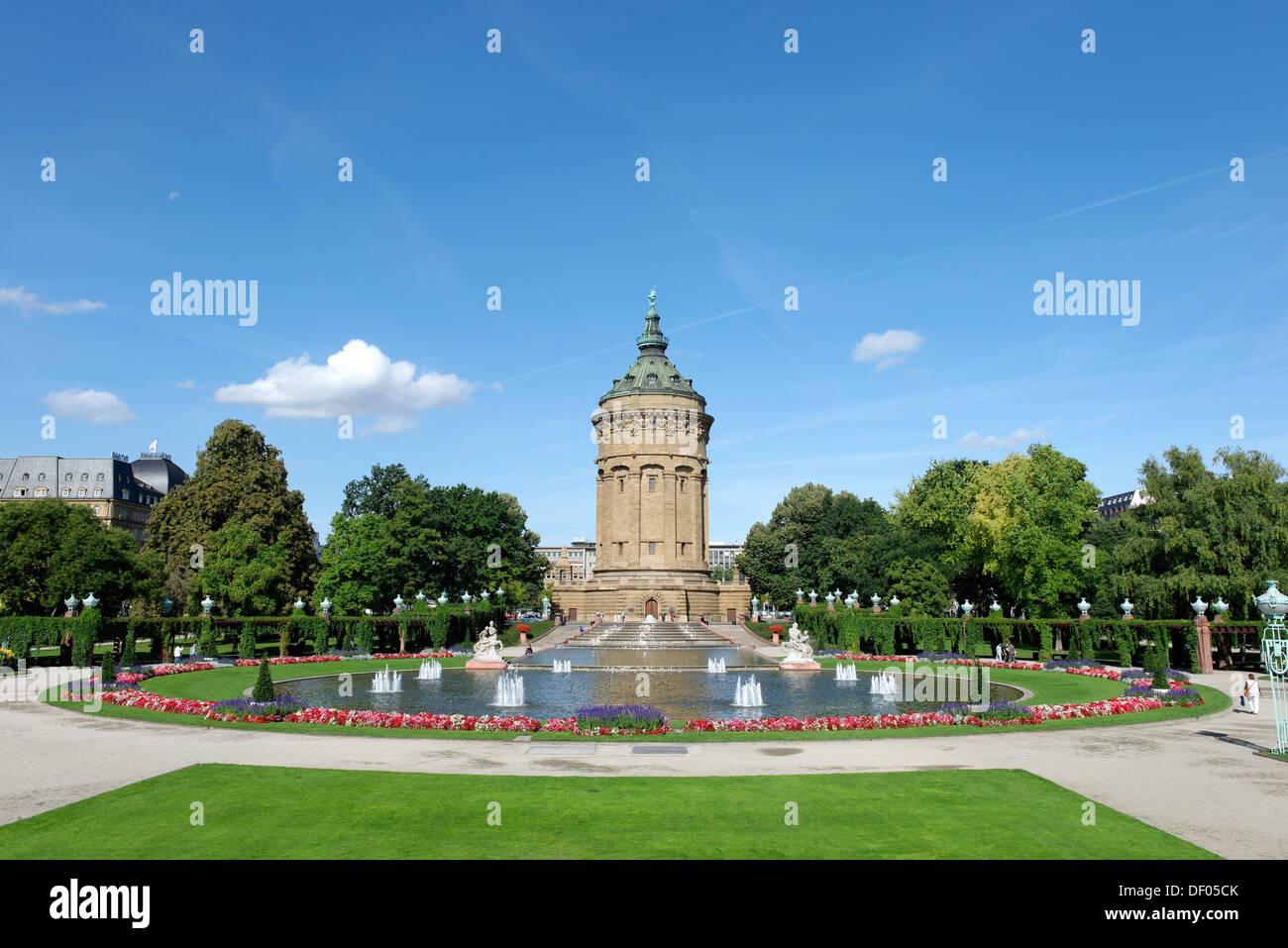 Mannheim water towers hi-res stock photography and images - Alamy