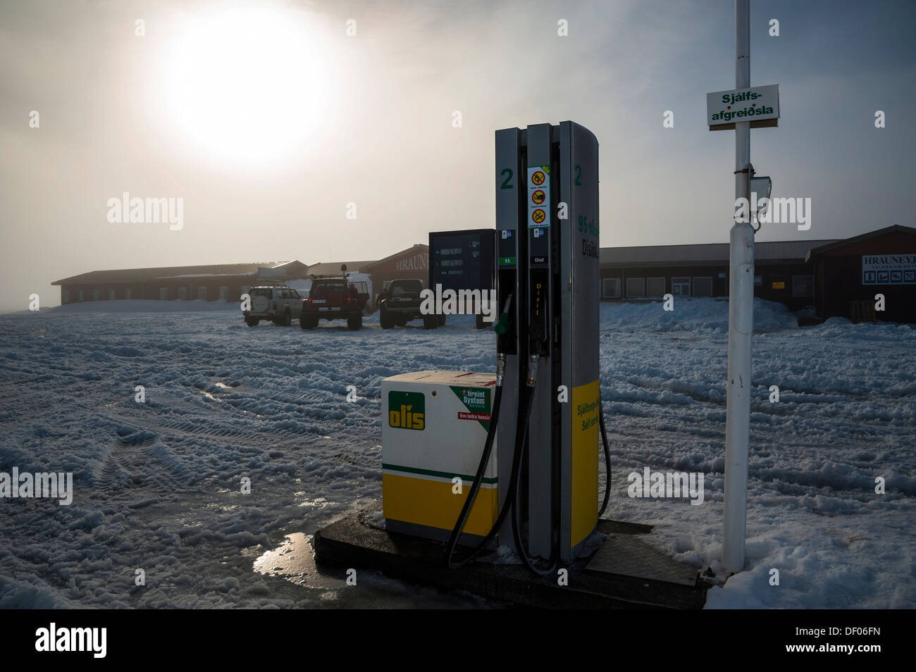 Icelandic petrol station hires stock photography and images Alamy