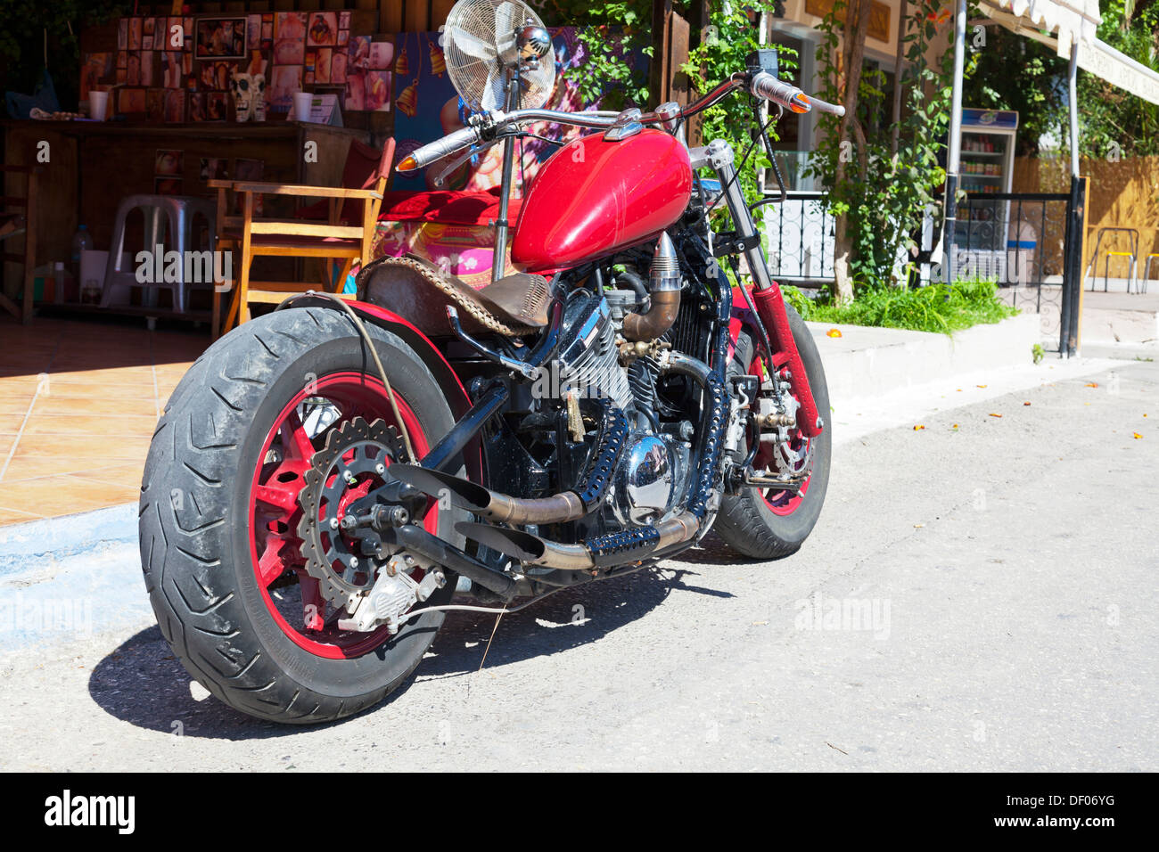 Custom motor bike hi res stock photography and images Alamy