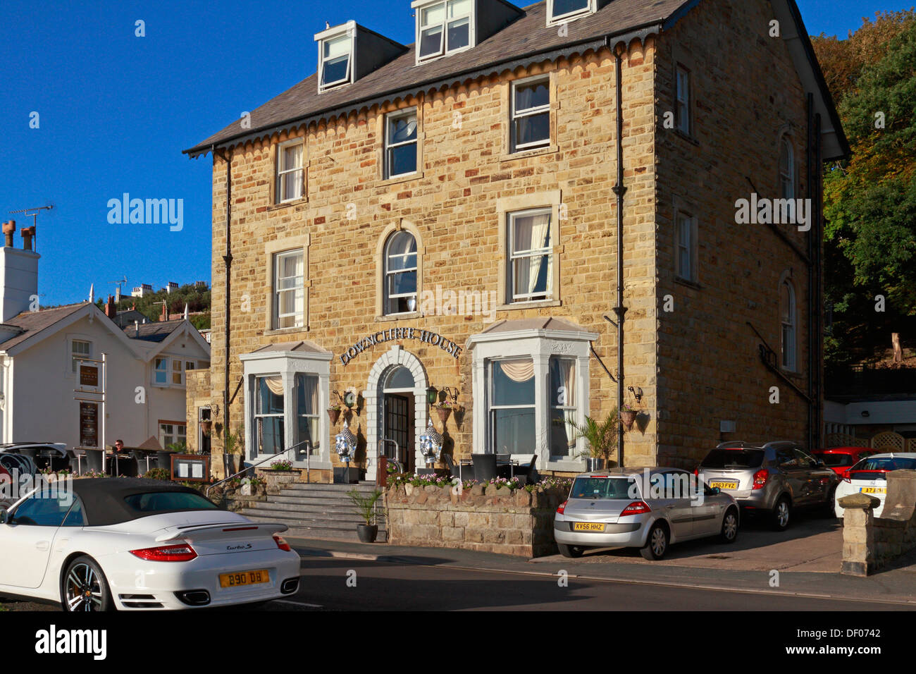 The Downcliffe House Hotel in Filey, North Yorkshire, England, UK Stock