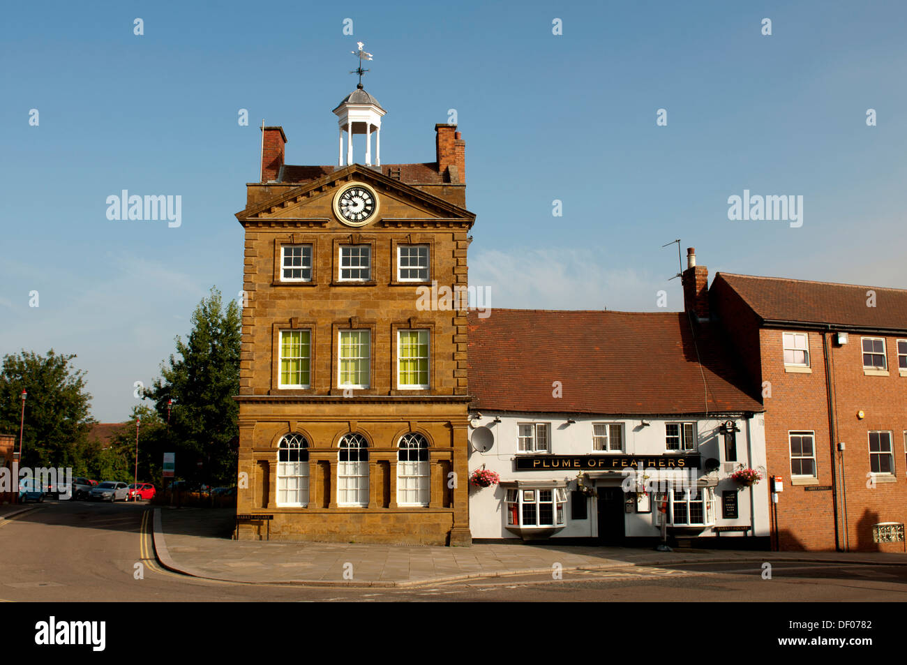 Market Square, Daventry, Northamptonshire, England, UK Stock Photo