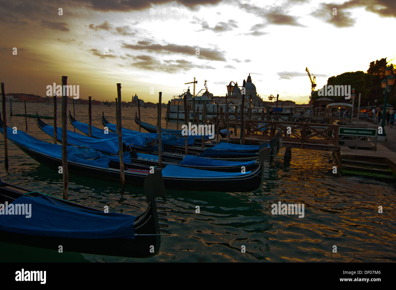 Venice Italy Gondolas on canal , most famous boat Stock Photo - Alamy