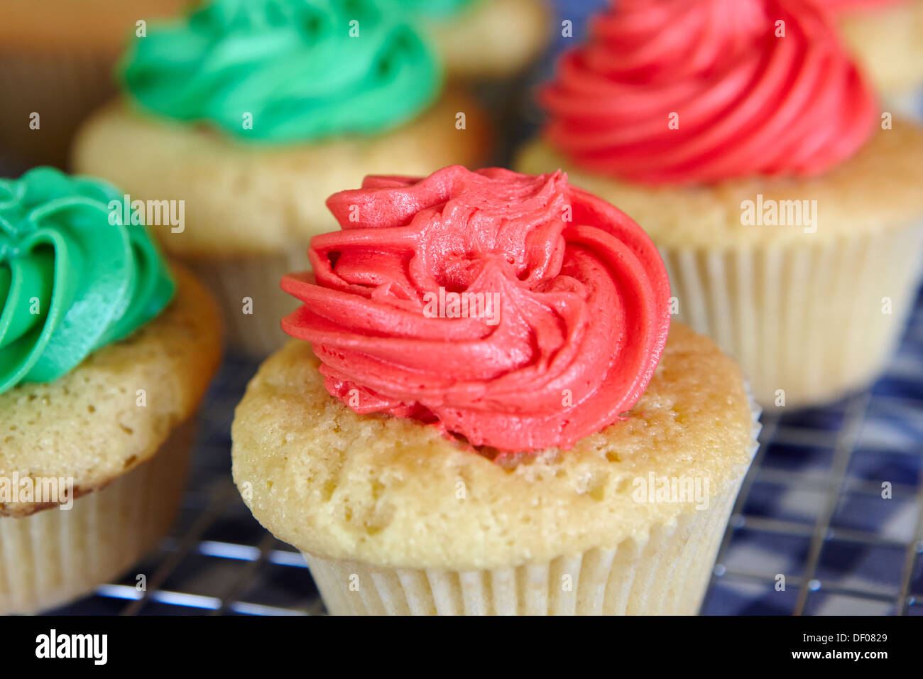 Frosted cupcakes hires stock photography and images Alamy