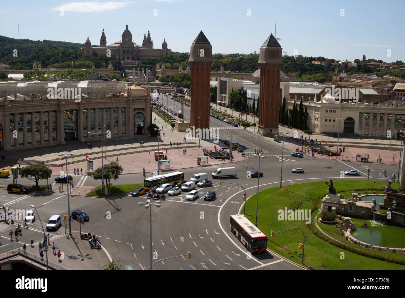 View from Plaza de Espana Stock Photo