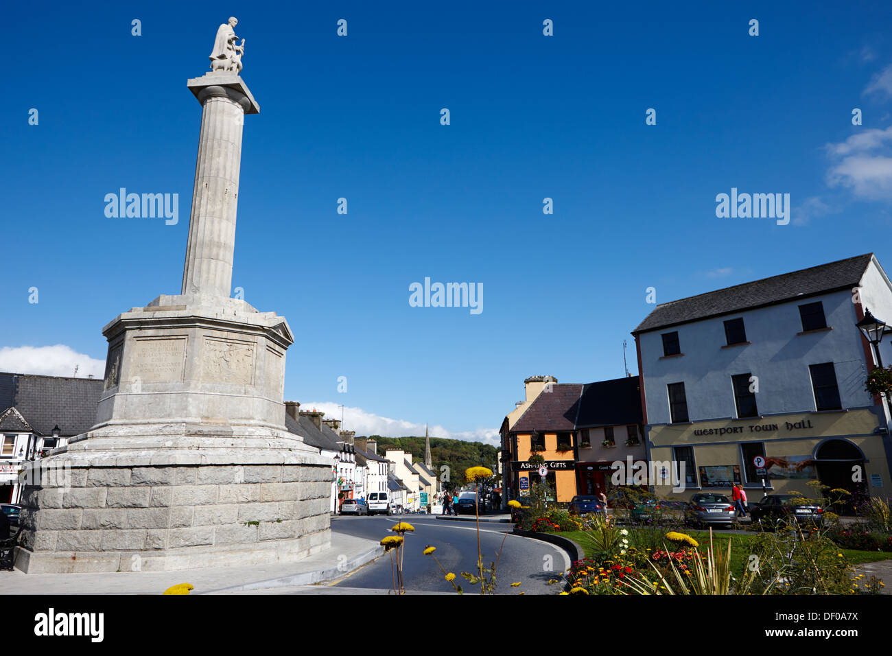 the octagon with statue of st patrick westport county mayo republic of