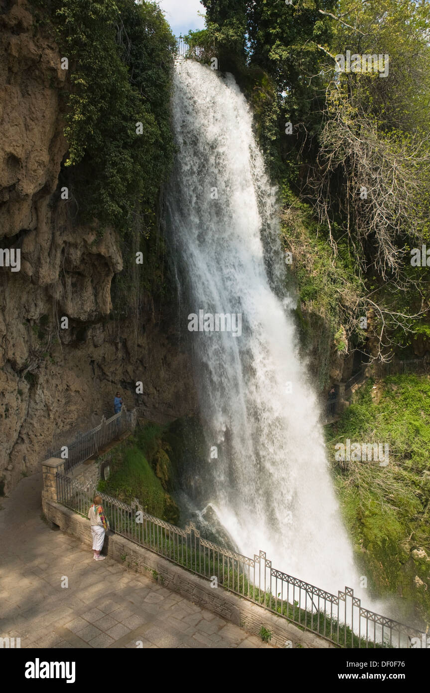 EUROPE, Greece, Edessa, Edessa Waterfalls, 70m high Stock Photo