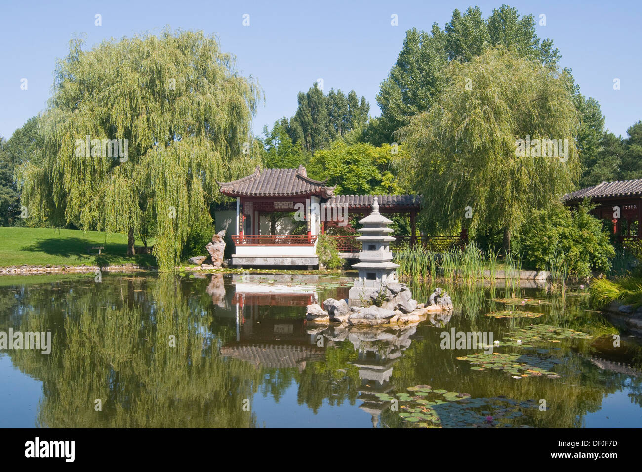 Chinese Garden, Gardens of the World, Berlin Stock Photo