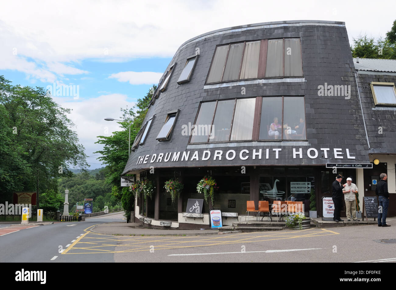 The Drumnadrochit Hotel, Scotland, UK Stock Photo