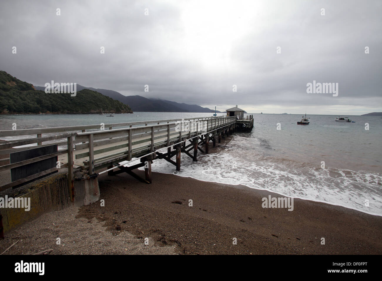 French Pass, a remote settlement on the South Island where a ferry to D'Urville Island runs, New