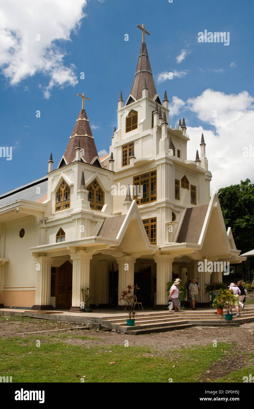 INDONESIA, Flores, Larantuka, Catholic Cathedral Stock Photo Alamy