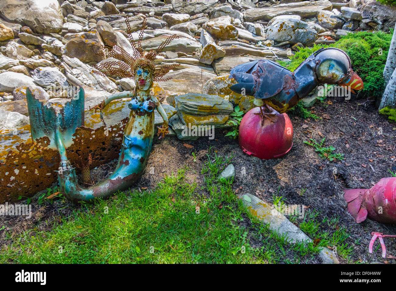 Metal mermaid hires stock photography and images Alamy