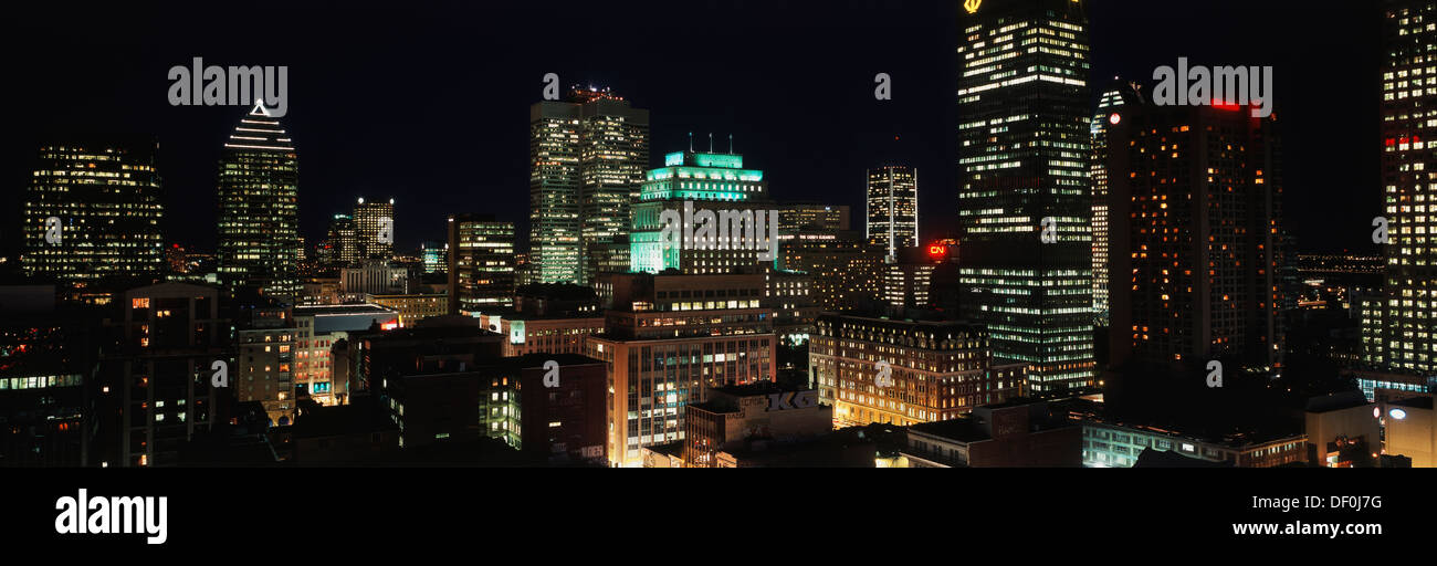 Canada Quebec Montreal Downtown View From L Hotel De La