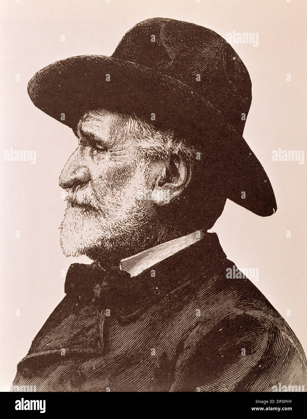 Giuseppe Verdi (1813-1901), Italian composer Stock Photo