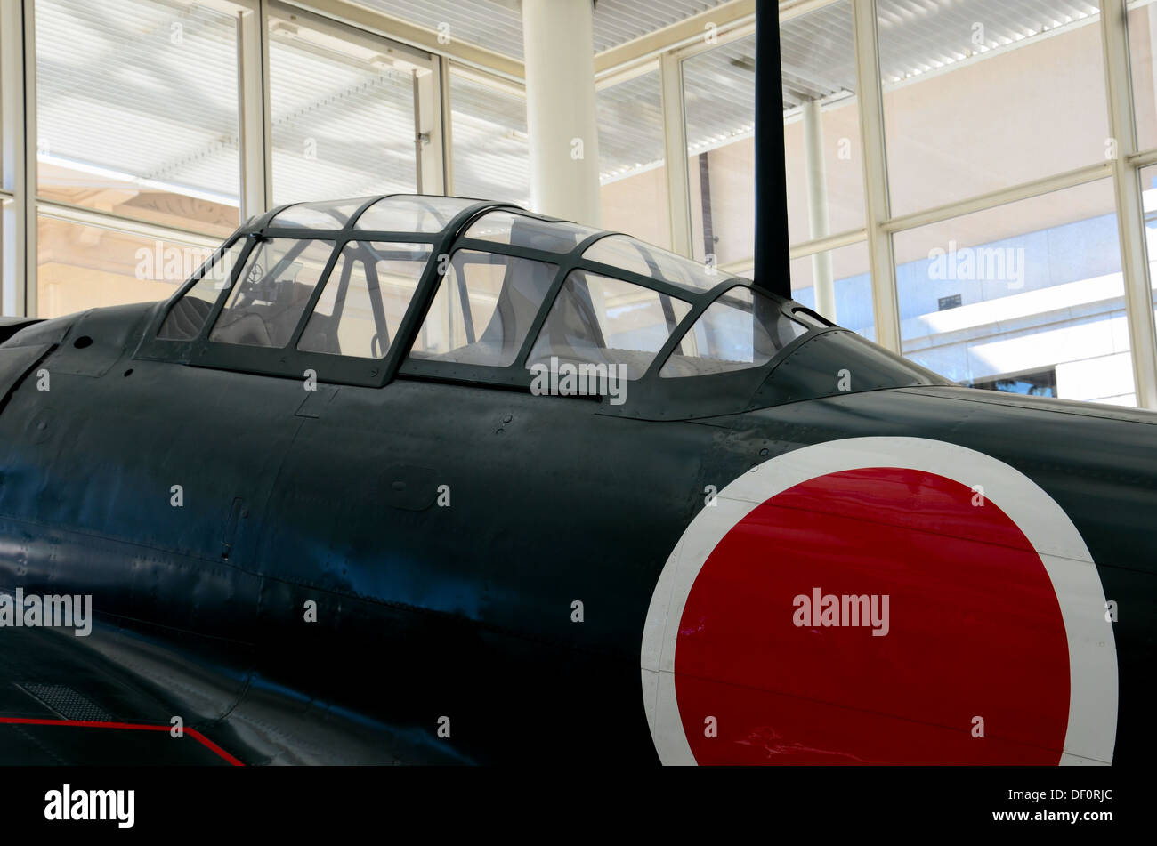 Japan Imperial Air Force World War Two Zero fighter airplane Stock ...