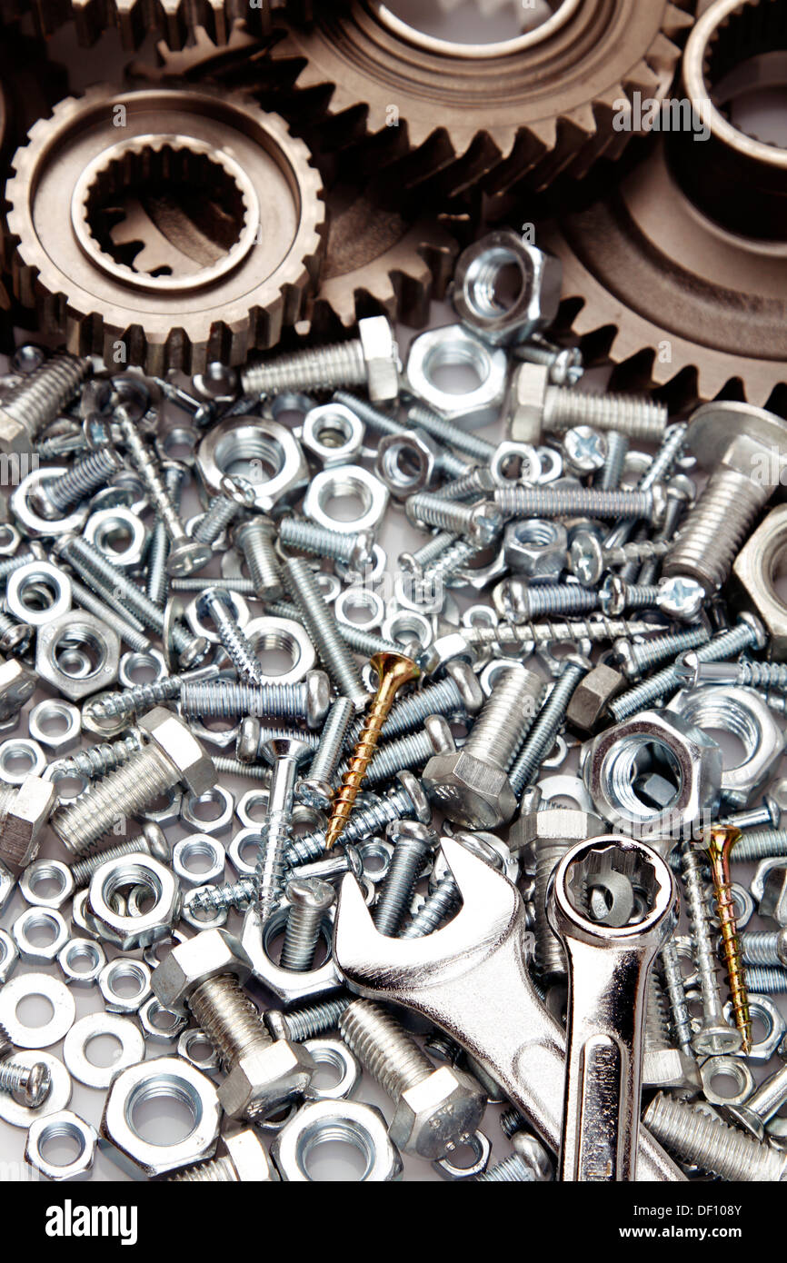 Spanners nuts bolts hires stock photography and images Alamy