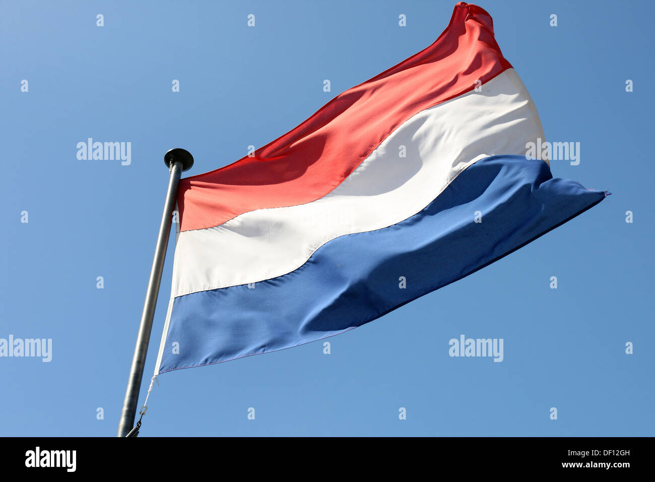 Hamburg, Germany, netherlandish national flag Stock Photo