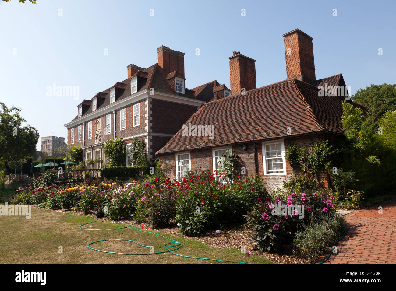 The Salutation in Sandwich, a Grade I-listed manor house  designed by famous architect Sir Edwin Lutyens. Stock Photo