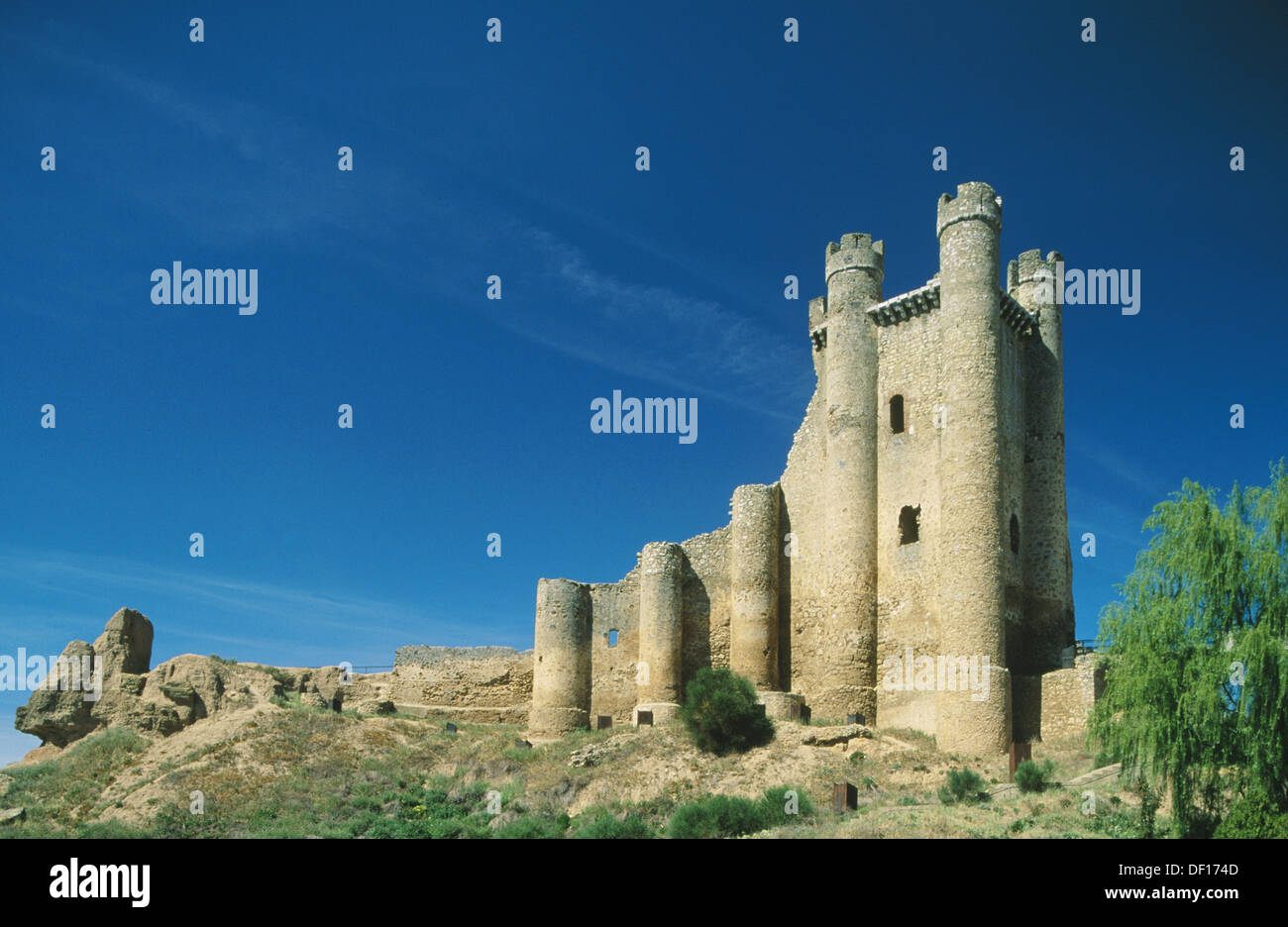 Castle in Valencia de Don Juan. León province. Spain Stock Photo Alamy