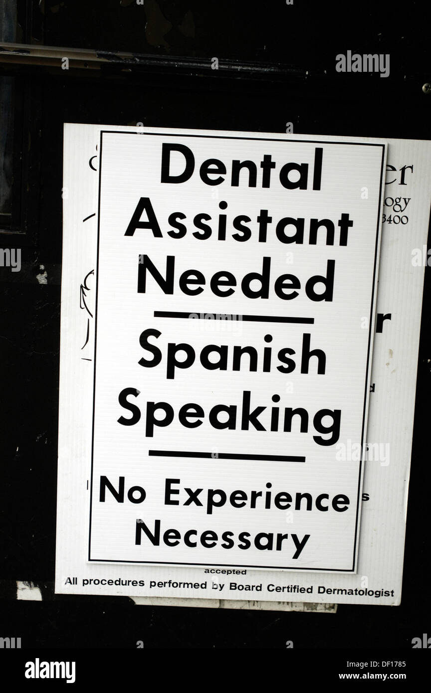 Spanglish Sign High Resolution Stock Photography And Images Alamy