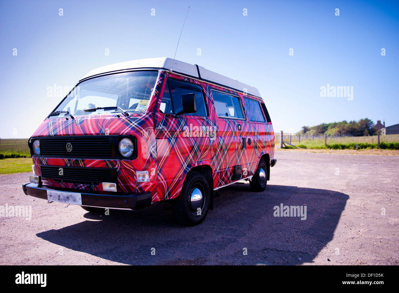 Tartan camper van hi-res stock photography and images - Alamy
