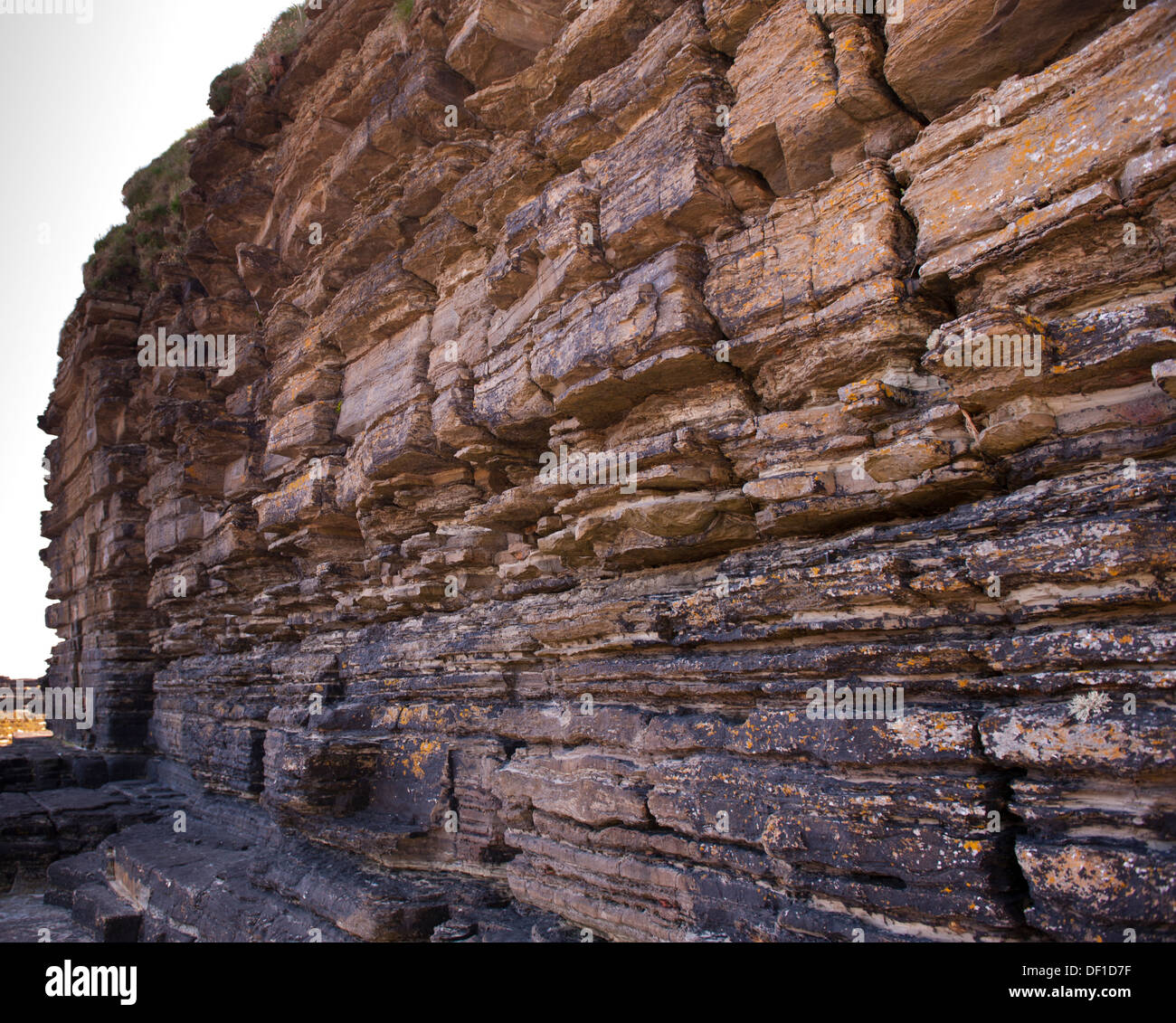 Rocky cliff face Stock Photo