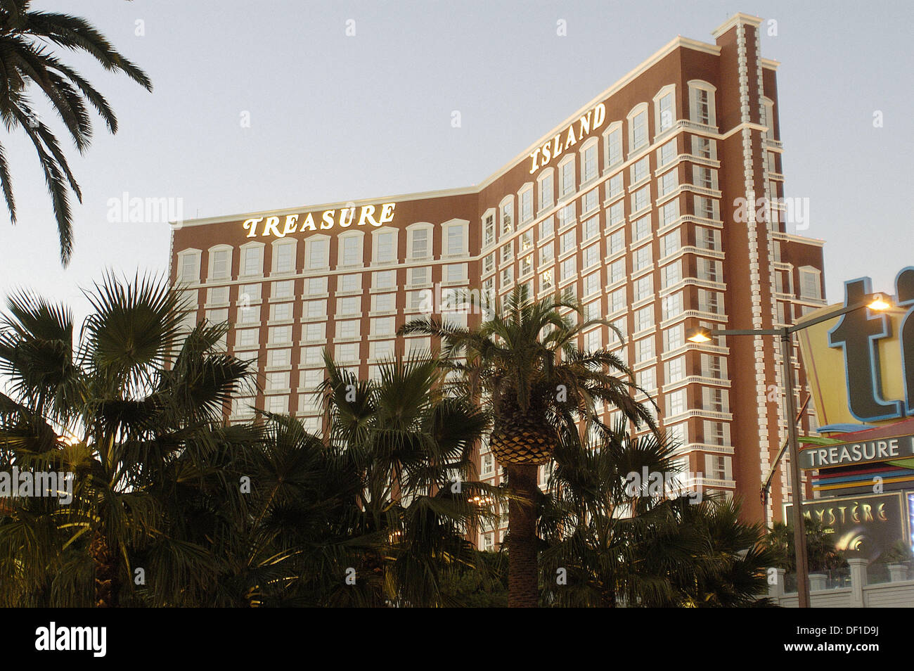 Treasure Island hotel and casino. Las Vegas. Nevada, USA Stock Photo