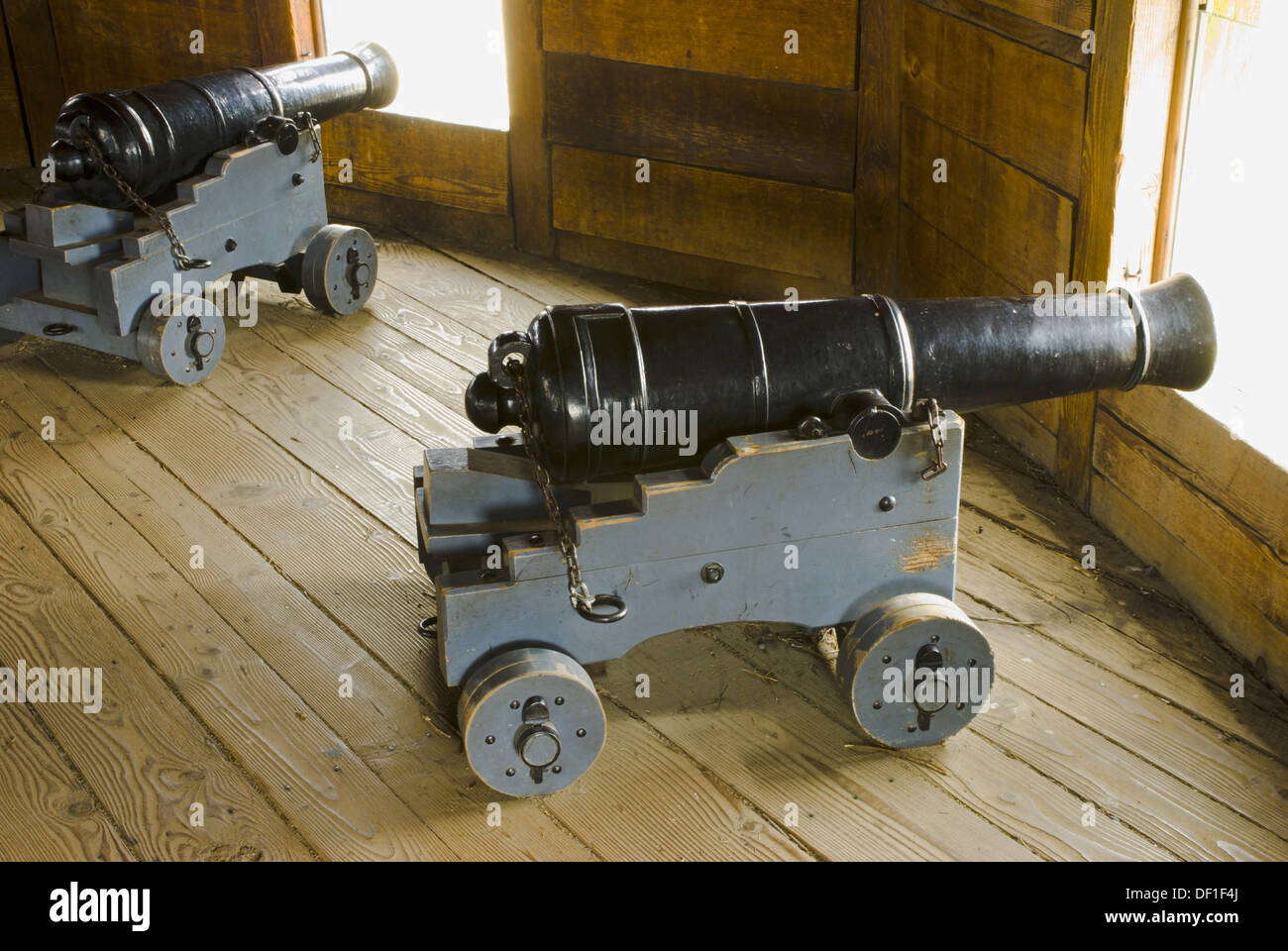Cannon in the bastion, Fort Vancouver National Historic Site, Vancouver