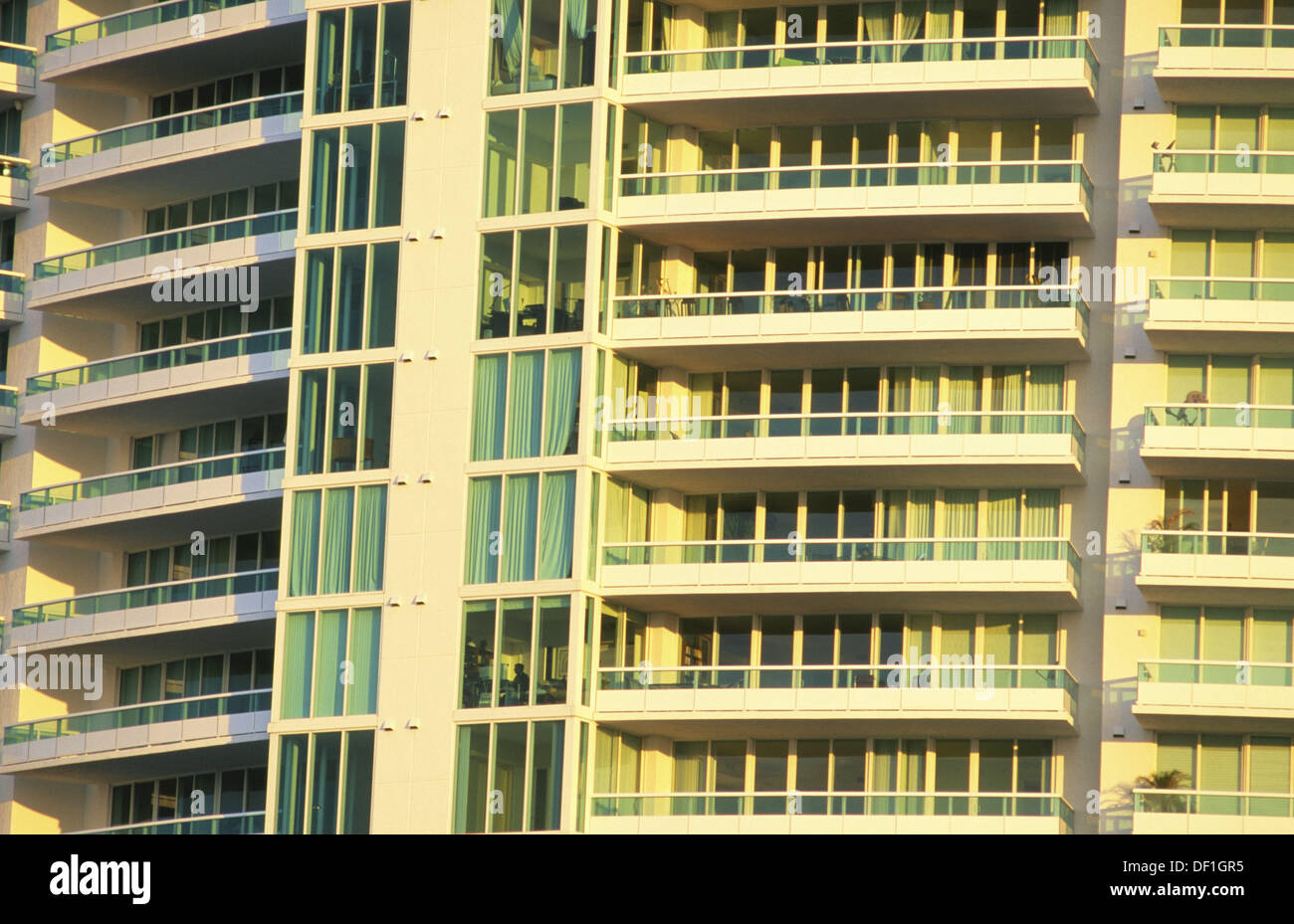 Condo Towers on South Beach. Miami. Florida. USA Stock Photo Alamy