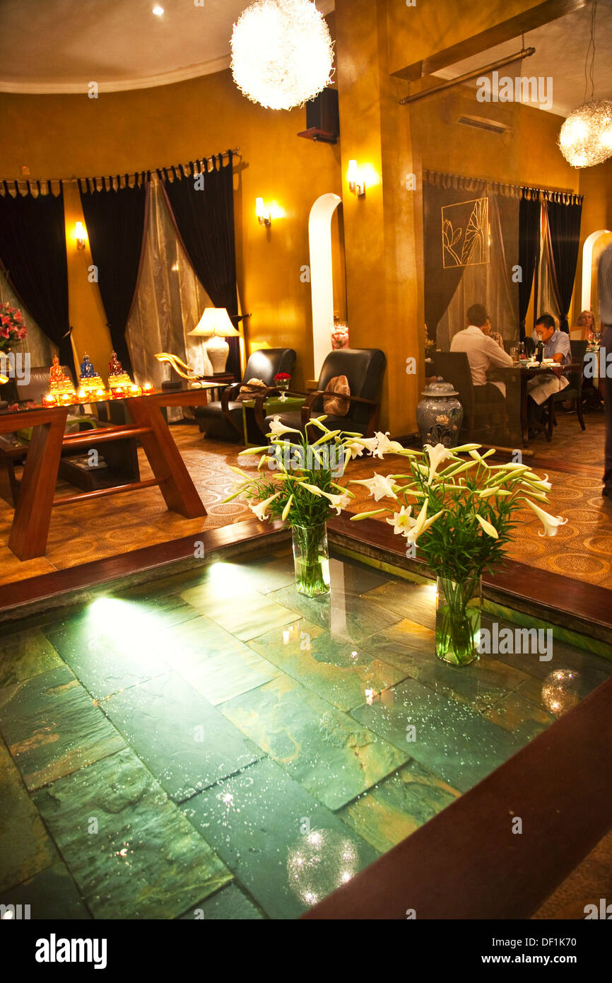 Wild Lotus Restaurant Hanoi Vietnam Stock Photo Alamy