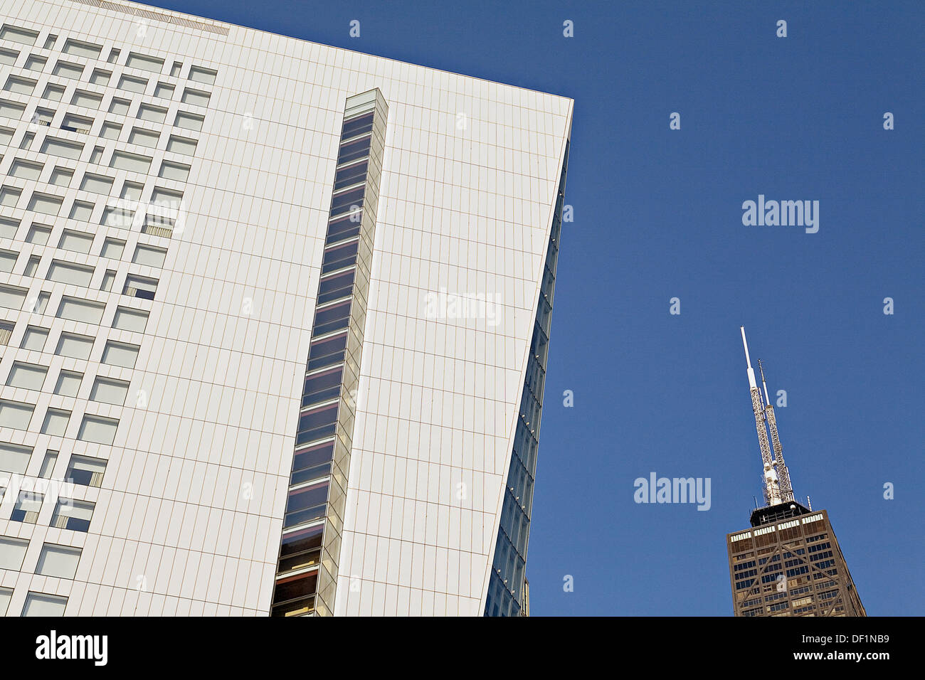 ILLINOIS Chicago Angular Sofitel hotel, Gold Coast area on city north