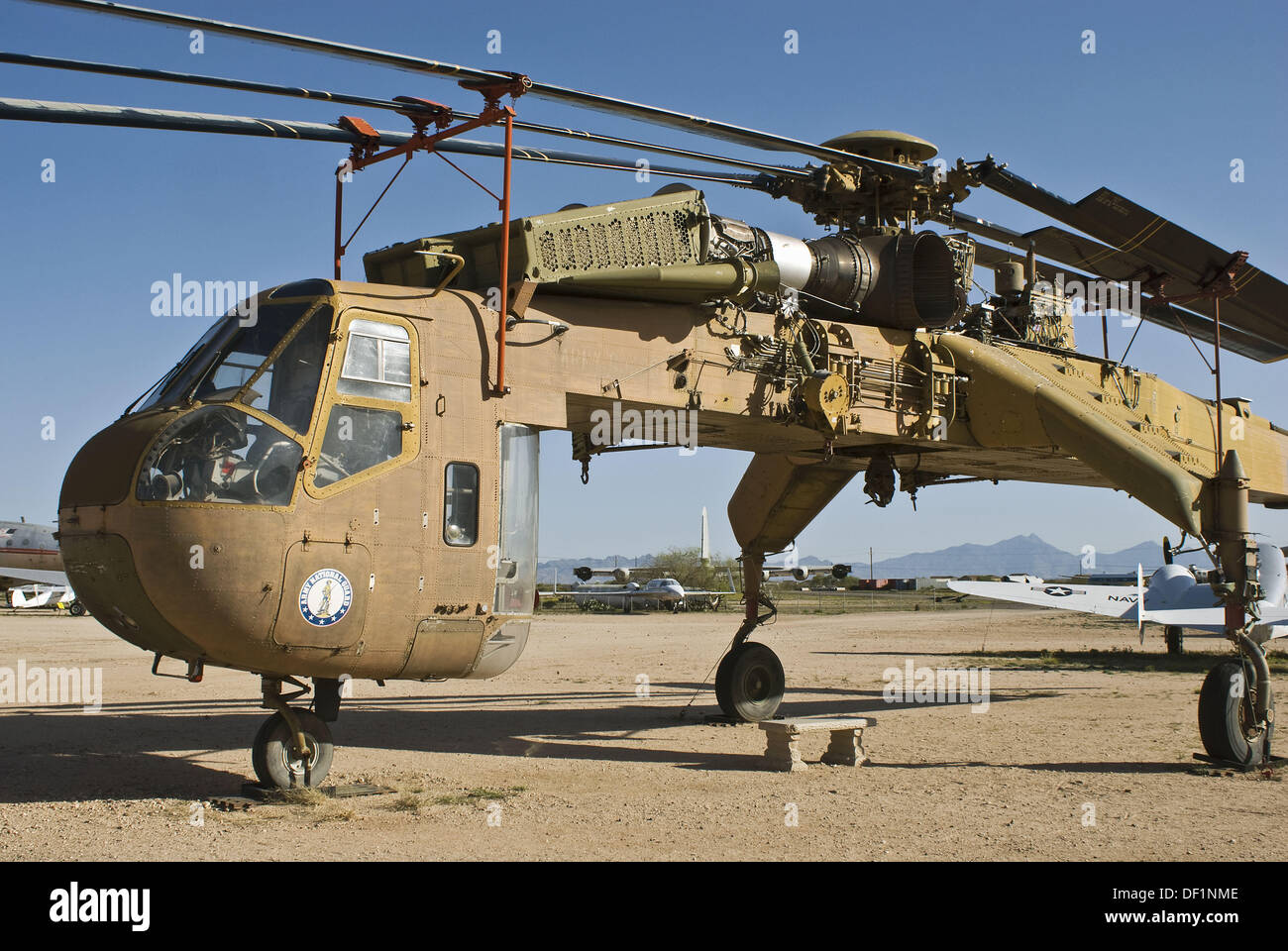Sky Crane Helicopter, PIMA Air and Space Museum, Tucson, Arizona USA