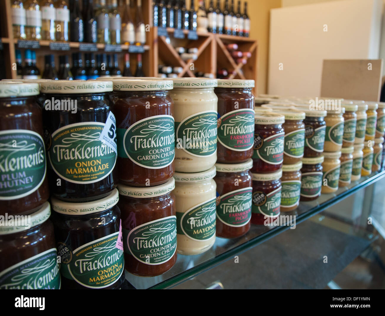Luxury pickles, jams and chutneys Stock Photo Alamy