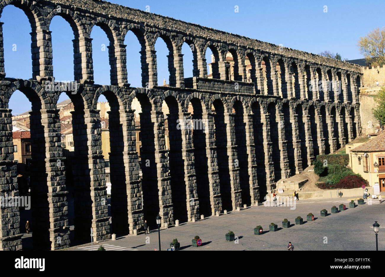 Roman aqueduct. Segovia. Spain Stock Photo Alamy