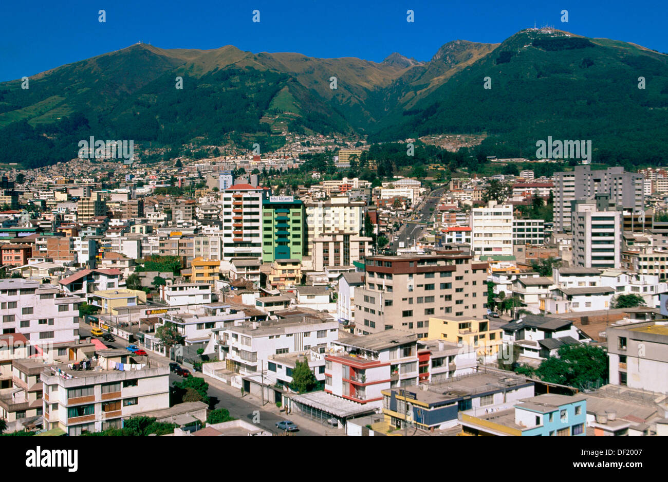 Downtown Quito. Ecuador Stock Photo Alamy