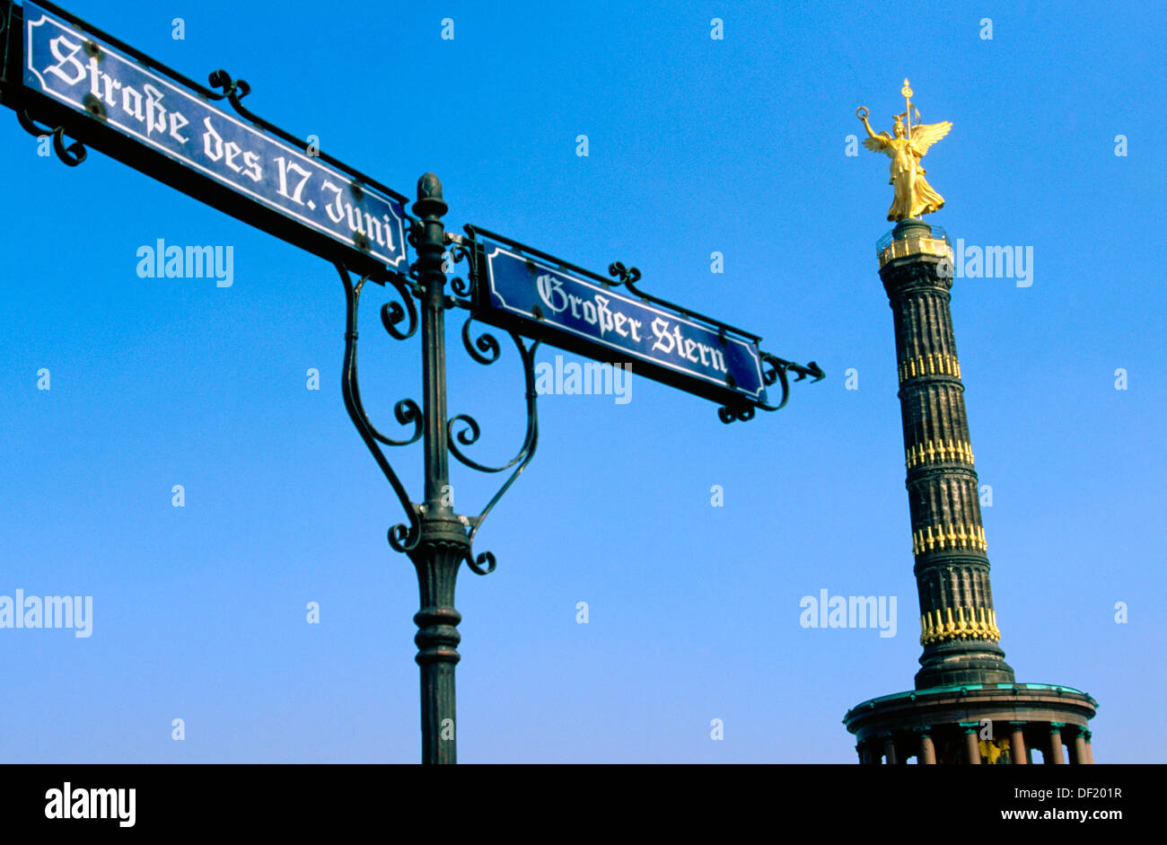 Victory Column in Berlin. Germany Stock Photo Alamy