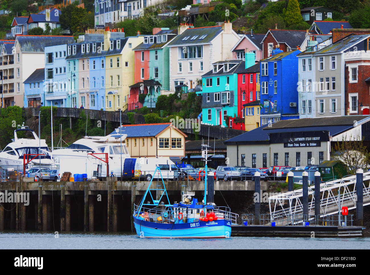 DARTMOUTH, SOUTH DEVON. Stock Photo