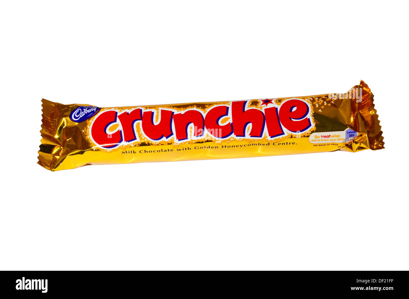 Cadbury's Crunchie bar. Stock Photo