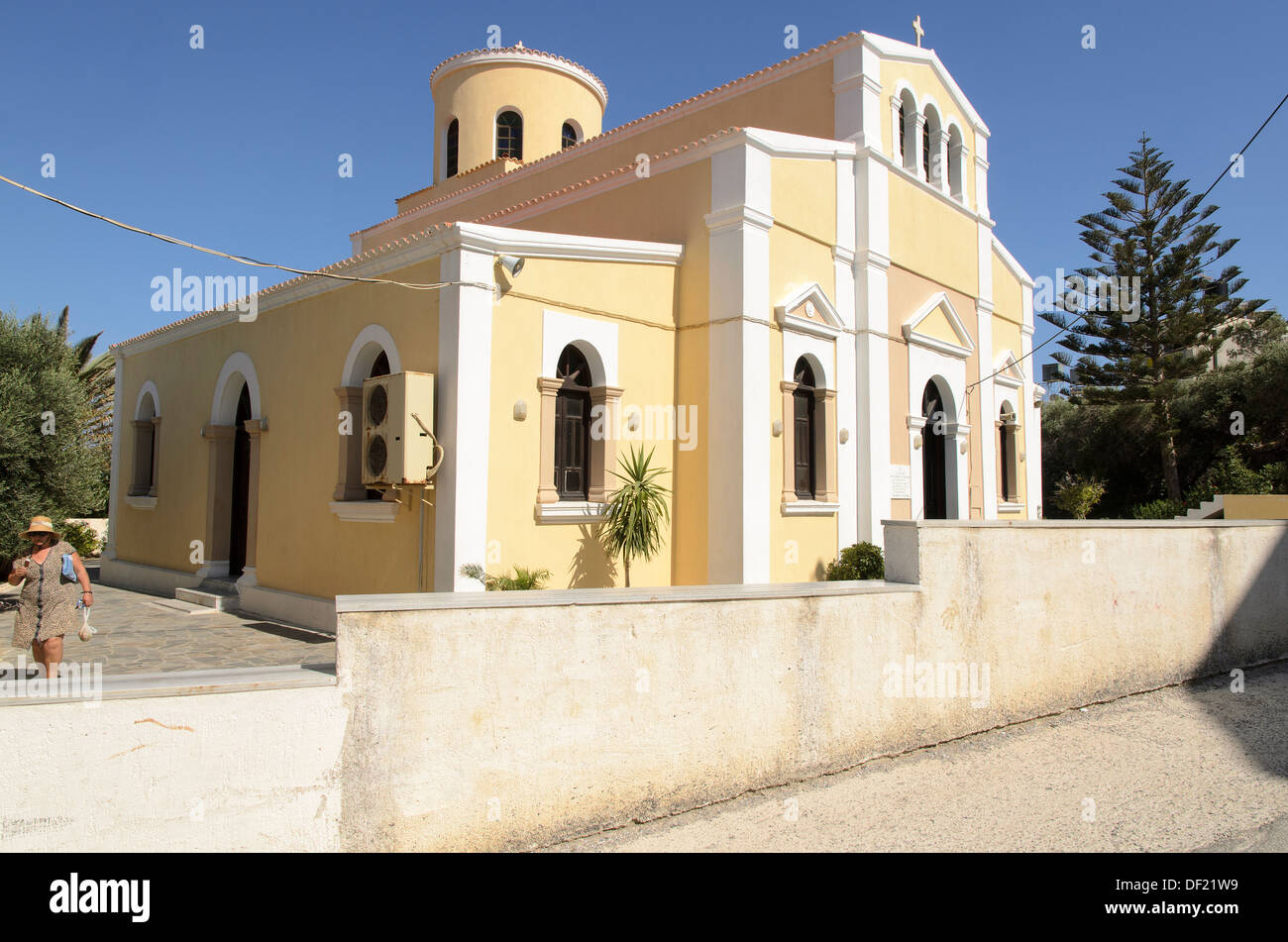 Church of the Annunciation in Paleochora -  Crete, Greece Stock Photo