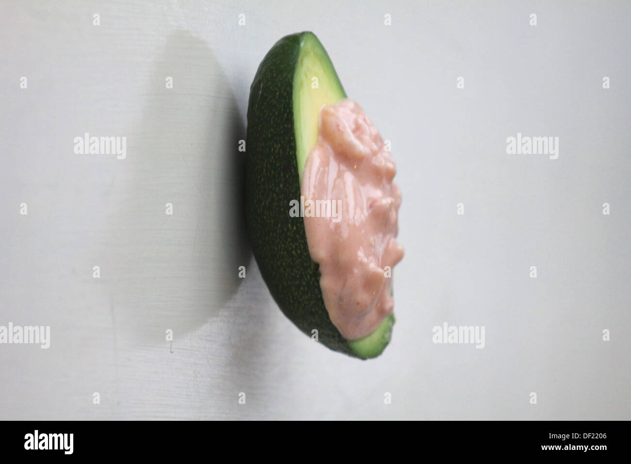 Prawn and avocado avocados prawns mayonnaise tomato ketchup hires