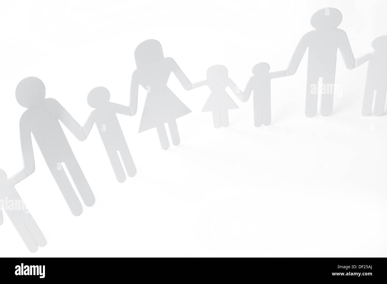 Paper doll family Cut Out Stock Images & Pictures Alamy