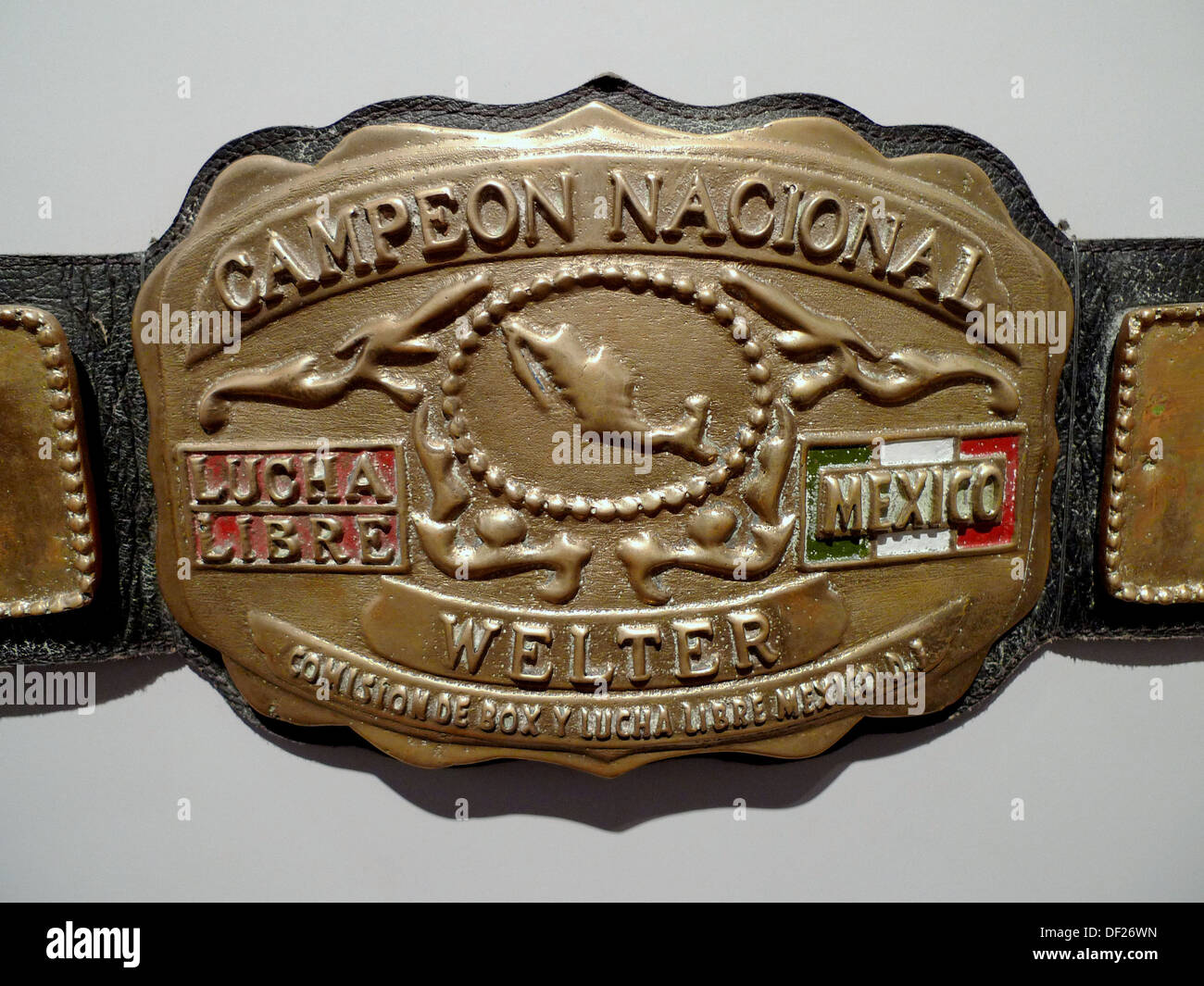 Cinturón de Campeón Lucha Libre. Museo de la Ciudad de México Stock Photo -  Alamy