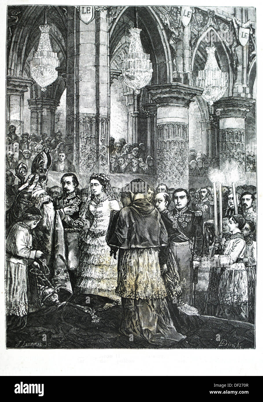The reception of Napoleon III and Empress Eugénie by Queen Victoria and  Prince Albert, 20 April by Philip Henry Delamotte on artnet